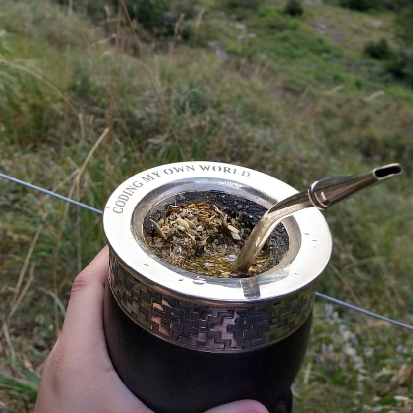 Argentina software developers drink mate